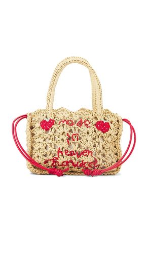 MINI-SAC MADE IN HEAVEN STRAWBERRY RAFFIA in - FIORUCCI - Modalova