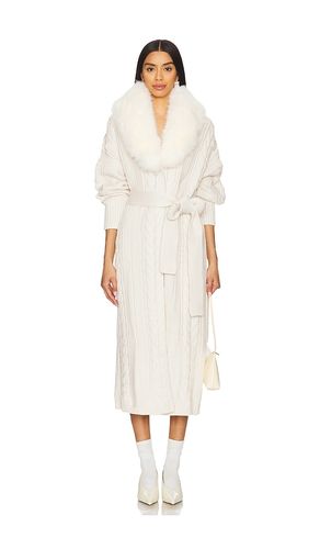 MANTEAU MAILLE IMITATION FOURRURE OVERSIZED HELENA en . Taille L. Also en M - For Love & Lemons - Modalova