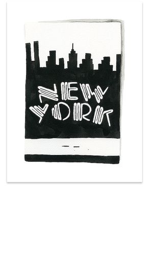 IMPRESSION NEW YORK 5X7 5X7 NEW YORK PRINT in - Furbish Studio - Modalova