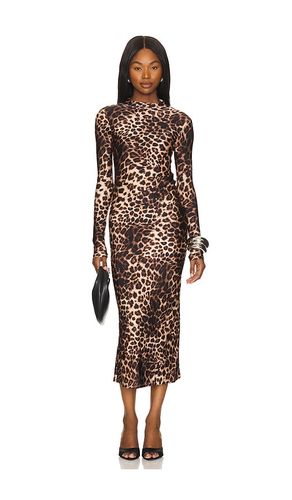 ROBE MI-LONGUE SATIN SHINE FUNNEL NECK in . Size 4X, 5X - Good American - Modalova