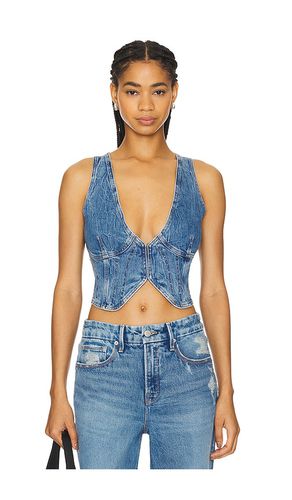 GILET EN JEAN in . Size 5X, M, S - Good American - Modalova