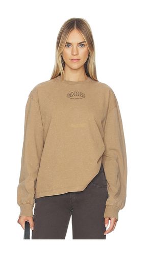 PULL FUTURE ESSENTIALS WASHED EFFECT LONG SLEEVE en . Taille L. Also en M, S, XL, XS - Ganni - Modalova