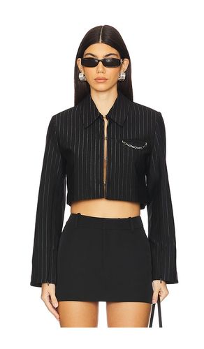 VESTE COMPACT STRIPE JERSEY SHORT in . Size 36 - Ganni - Modalova