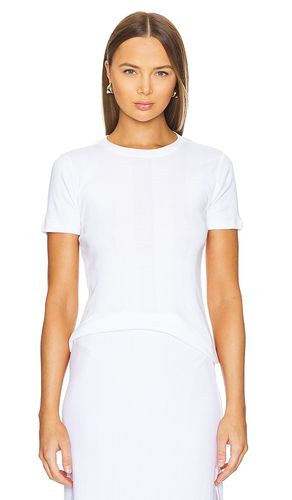 T-SHIRT CÔTELÉ EN COTON SHORT SLEEVE in . Size L, XS - Goldie - Modalova