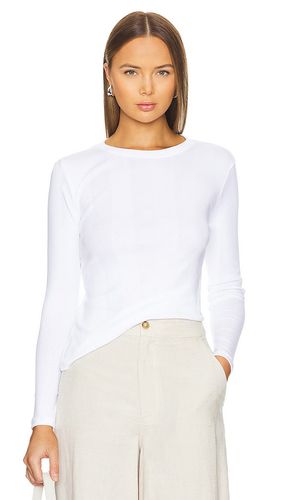 T-SHIRT CÔTELÉ EN COTON LONG SLEEVE in . Size XL - Goldie - Modalova