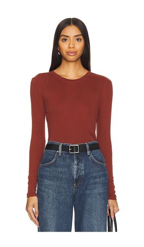 T-SHIRT LONG SLEEVE COTTON RIB in . Size XS - Goldie - Modalova
