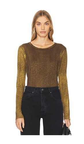 Long Sleeve Classic Metallic Spray Top in . Size S, XS - Goldie - Modalova