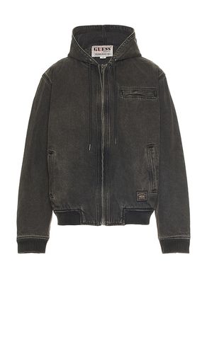 SWEAT À CAPUCHE SANDED DENIM in . Size M, S, XL/1X - Guess Originals - Modalova