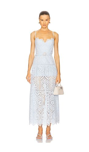 ROBE MAXI EN COTON AVEC ŒILLETS ZURIA en . Taille 0. Also en - Generation Love - Modalova