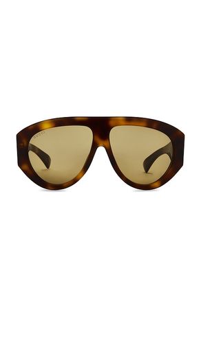 Gucci LUNETTES DE SOLEIL en Brown - Gucci - Modalova