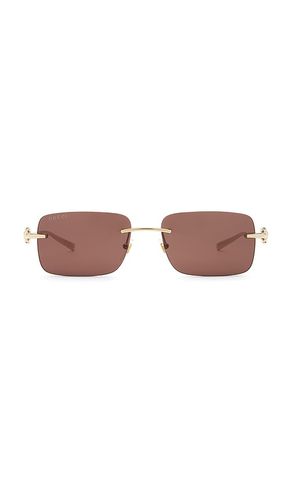 LUNETTES DE SOLEIL HORSEBIT TOP BAR in - Gucci - Modalova