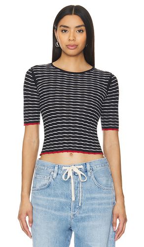 Stripe Rib Tee in . Size XL - Guest In Residence - Modalova