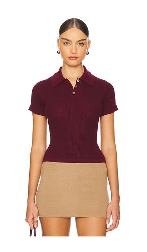 Shrunken Cashmere Polo Top in . Size M, XL - Guest In Residence - Modalova