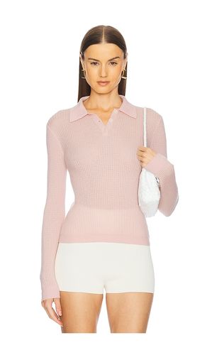 Long Sleeve Shrunken Cashmere Polo in . Size S, XS - Guest In Residence - Modalova