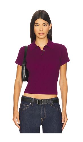 Shrunken Cashmere Polo Top in . Size M, S, XL, XS - Guest In Residence - Modalova