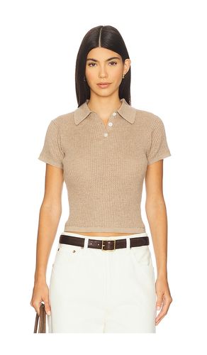 Shrunken Cashmere Polo Top in . Size M, S, XL, XS - Guest In Residence - Modalova