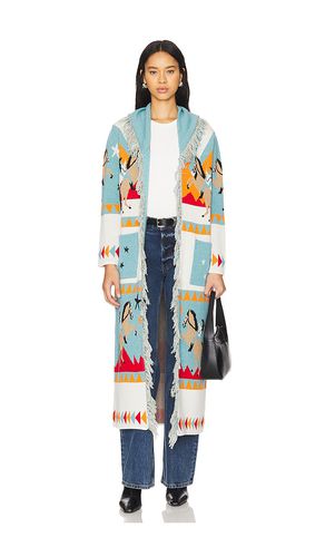 Sunrise Rodeo Merino Cotton Jacquard Long Cardigan in . Size S, XS - Hayley Menzies - Modalova