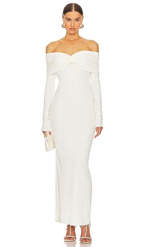 ROBE MATTE JERSEY OFF SHOULDER en . Taille XS. Also en XXS, S, M, L - Helsa - Modalova