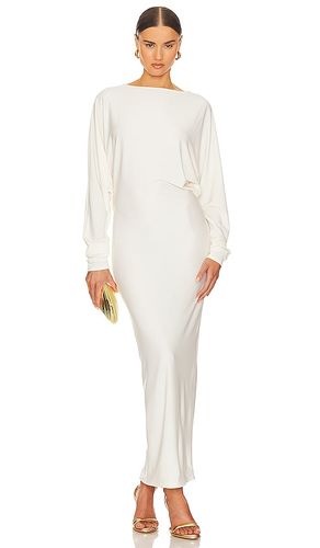ROBE MATTE JERSEY OPEN BACK en . Taille XS. Also en XXS, S, M, L, XL - Helsa - Modalova