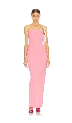ROBE TECH GABARDINE LONG STRAPLESS en . Taille M. Also en L, S, XL, XS - Helsa - Modalova