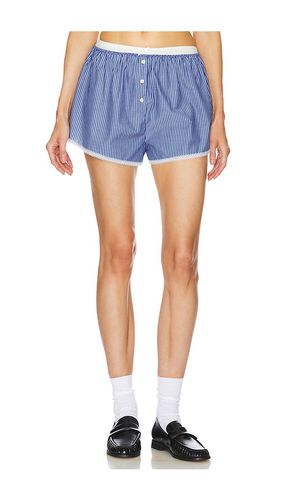 Pinstripe Poplin House Short in . Size M, S, XL, XS, XXS - Helsa - Modalova