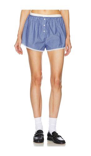 Pinstripe Poplin House Short in . Size M, S, XL - Helsa - Modalova