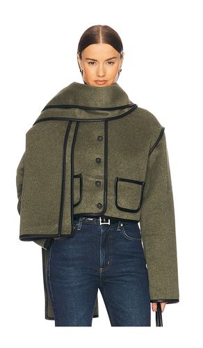BLOUSON AVEC ÉCHARPE AMOVIBLE BOXY en . Taille L. Also en XS - Helsa - Modalova