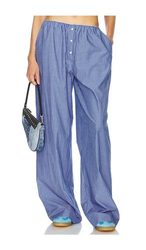 Pinstripe Poplin House Pants in . Size L - Helsa - Modalova