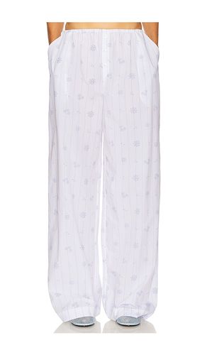 PANTALON HOUSE PANTS IN FLEUR PRINT STRIPE en . Taille S. Also en M, L, XL - Helsa - Modalova