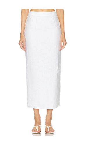 JUPE LINEN MIDI in . Size L, S, XL, XS, XXS - Helsa - Modalova