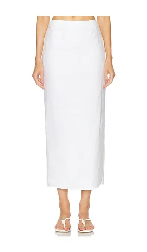 JUPE LINEN MIDI in . Size L, XXS - Helsa - Modalova
