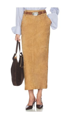 JUPE SUEDE COLUMN en . Taille S. Also en XS, L - Helsa - Modalova