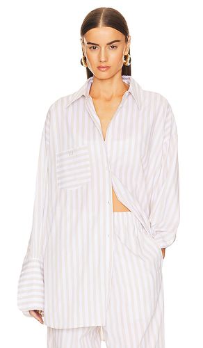 CHEMISE COTTON POPLIN STRIPE OVERSIZED in - Helsa - Modalova