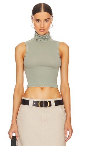 DÉBARDEUR JERSEY CROPPED TURTLENECK in . Size XL - Helsa - Modalova