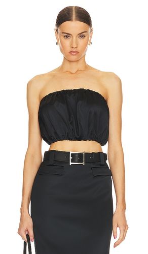 Heavy Satin Bubble Top in . Size L, XL - Helsa - Modalova