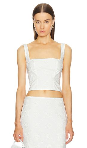 Eyelet Corset Top in . Size S, XL - Helsa - Modalova