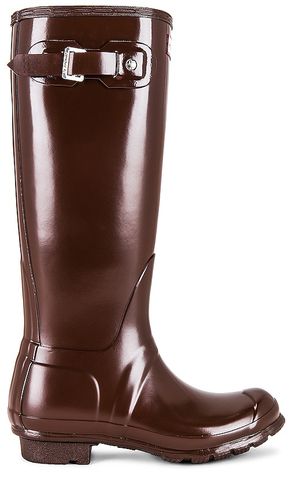 Original Tall Gloss Boot in . Size 7 - Hunter - Modalova