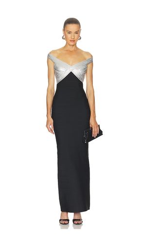 ROBE DE SOIRÉE THE METALLIC en . Taille S. Also en M, L - Herve Leger - Modalova