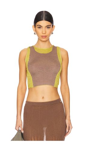 Two-tone Twisted Top en . Taille M. Also en XL - ISA BOULDER - Modalova