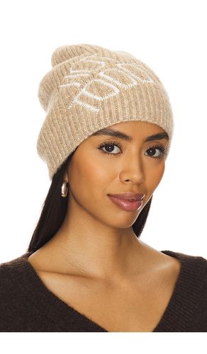 AVEC BRODERIE RIB KNIT HAT in - jocelyn - Modalova