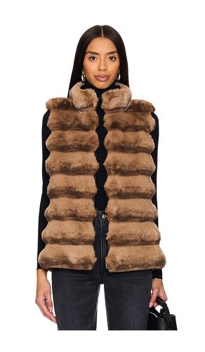 BLOUSON SANS MANCHES RÉVERSIBLE PLUSH FAUX FUR in . Size M - jocelyn - Modalova