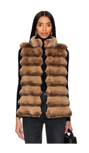 BLOUSON SANS MANCHES RÉVERSIBLE PLUSH FAUX FUR in . Size M, S - jocelyn - Modalova