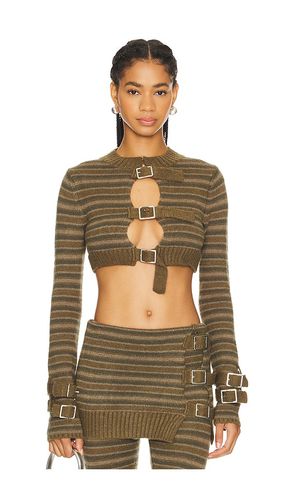 Cropped Knitted Stripe Top in . Size M, S, XL - Jaded London - Modalova