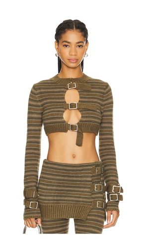 Cropped Knitted Stripe Top in . Size XS - Jaded London - Modalova