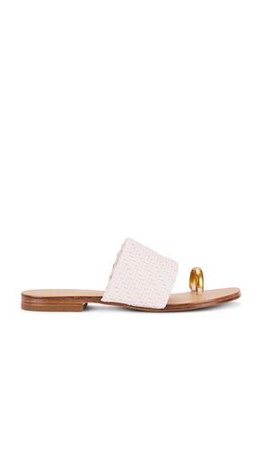 Ariana Woven Leather Sandal With Metal Toe Ring in . Size 37, 39 - SIMKHAI - Modalova