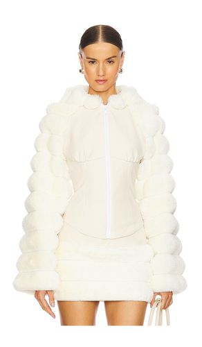 BLOUSON AVEC CAPUCHE IMITATION FOURRURE in . Size S - Kim Shui - Modalova