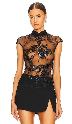 Beaded Dragon Lace Top in . Size M, S, XL, XS - Kim Shui - Modalova