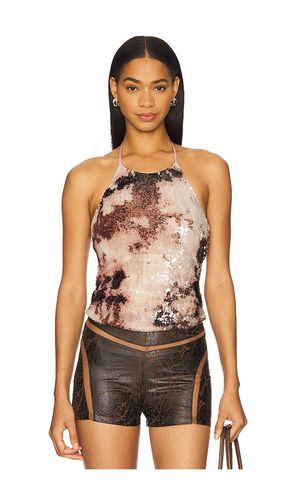 Sequin Halter Top en ,. Taille S. Also en XS - Kim Shui - Modalova