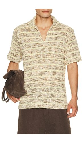 Color Striped Knit Polo en . Taille S. Also en M, L, XL/1X - KROST - Modalova