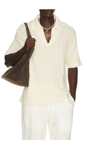 Textured Cotton Knit Polo en . Taille S. Also en L, XL/1X - KROST - Modalova